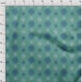 thumbnail image 3 of oneOone Viscose Chiffon Fabric Spiral & Floral Block Print Sewing Fabric BTY 42 Inch Wide, 3 of 4