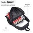 thumbnail image 3 of Xecao Cute Baseball for Backpack for School Travel Hiking with Adjustable Straps Large Capacity and Side Mesh Pockets, 3 of 6