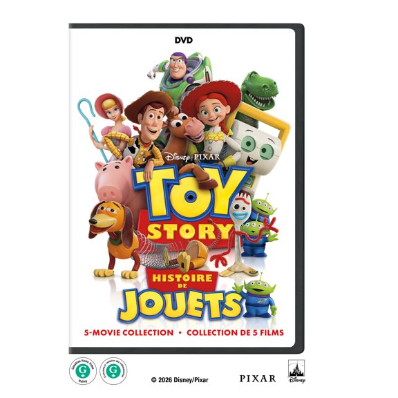Toy Story 5-Movie Collection(DVD), Adventure, Comedy, Family; Walt Disney Pictures