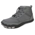 thumbnail image 1 of YOURDIARY Mens Barefoot Snow Boots Waterproof Winter Shoes with Faux Fur Lining Wide Toe Box Zero Drop Ankle-High Boots, 1 of 8