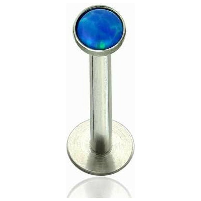 Labret Monroe design Push-In avec Dos en Émail Doux pour Confort et Synthétiseur Opalite