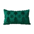 thumbnail image 2 of Wooowa 11.8x19.7Inch Rectangular Christmas Pillowcases, Embroidered Front & Solid Back, Festive Cushion Covers for Home Sofas, 2 of 8
