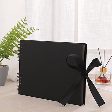 LSLJS 11.7 X 8.3 Inch Scrapbook Photo Album,Wedding Guest Book Anniversary Memory Scrapbooking,Wedding Photo Album for Paper Gifts,40 Pages (20 Sheets, Photo Album