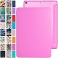 thumbnail image 1 of DuraSafe Cases iPad PRO 12.9 Inch 4th 5th 6th [ Pro 12.9 4 5 6 ] MY3K2LL/A MY3J2LL/A MY2H2LL/A MY2J2LL/A TriFold PC Lightweight Smart PU Leather Protective Hard Back Cover - Pink, 1 of 8