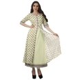 thumbnail image 1 of Moomaya Kurti Trapèze pour Femmes avec Fente avant, Imprimé, Kurta Indien de Soirée - m, 1 of 1