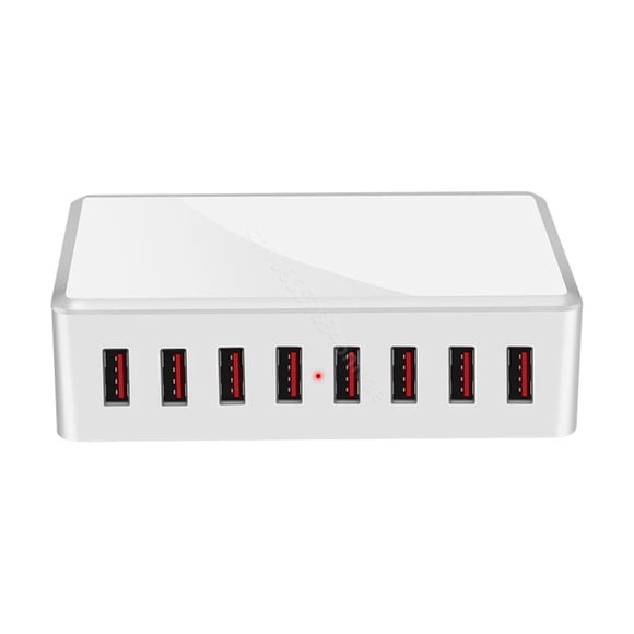 40W 8Ports USB Charger Adapter HUB Charging Station Socket Phone Charger ,Universal Compatibility