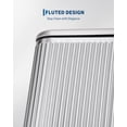 thumbnail image 2 of 20L Stainless Steel Step Trash Can – Rectangular Waste Bin with Soft-Close Lid, Removable Inner Bucket and Fingerprint-Resistant Finish for Kitchen, Bathroom and Office – 32.5 × 27.8 × 48 cm, 2 of 8