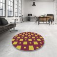 thumbnail image 4 of Ahgly Company Tapis Rectangulaire Orange Lavable en Machine, 7 Pieds x 10 Pieds, 4 of 7