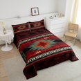 thumbnail image 4 of Erosebridal Boho Geometry Comforter Sets Queen Size,Tribal Aztec Bedding Queen Comforter Set,Bohemian Bedroom Decor,Reversible,Breathable,3-Piece, 4 of 7