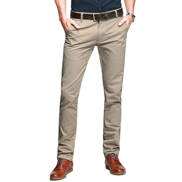 Matchstick Pantalon Décontracté Confortable à Taille Élastique pour Homme