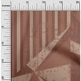 thumbnail image 2 of oneOone Polyester Spandex Brown Fabric Geometric Diamond With Stripes Sewing Craft Projects Fabric Prints By Yard 56 Inch Wide, 2 of 4