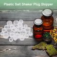 thumbnail image 4 of 10 PCS 4/5in Salt Shaker Stoppers, Plastic Replacement Plug Stopper Clear Salt Shaker Plug Bottle Caps, 4 of 5
