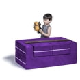 thumbnail image 3 of Jaxx Zipline Causeuse Modulaire pour Enfants et Ottomans, Raisin, 3 of 8