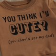 thumbnail image 4 of Baby Boys 2PCS Pants Sets Long Sleeve Round Neck Sweatshirt Tops Solid Color Pants Sets, 4 of 7