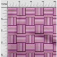 thumbnail image 2 of oneOone Cotton Poplin Pink Fabric Geometric Craft Projects Decor Fabric Printed By The Yard 56 Inch Wide, 2 of 5