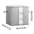 thumbnail image 2 of zanvin Closet Organizer Storage Containers , Folding Wardrobe Storage Box Sweater Pants Organizing Box Drawer Style Bedroom Storage Box, 2 of 3
