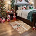 thumbnail image 2 of Tapis de Sol Imitation de Noël Décoration d'Arbre de Noël pour Entrée de Maison Tapis de Porte Tapis Absorbant pour Salle de Bain, 2 of 6