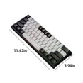 thumbnail image 3 of EGNMCR Clavier de Jeu Mécanique Filaire 60 % Rétroéclairé RVB Compact 61 Touches Mini Clavier avec Interrupteurs Bleus pour PC Windows, Cadeau, 3 of 8