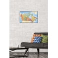 thumbnail image 3 of Map - Canada Wall Poster, 22.375" x 34" Framed, 3 of 4