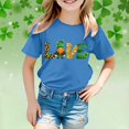 thumbnail image 2 of TZEWGL Tops For Toddler Short Sleeve Crew Neck Cartoon Prints Trendy Top For Kids size 4-5T, 2 of 4