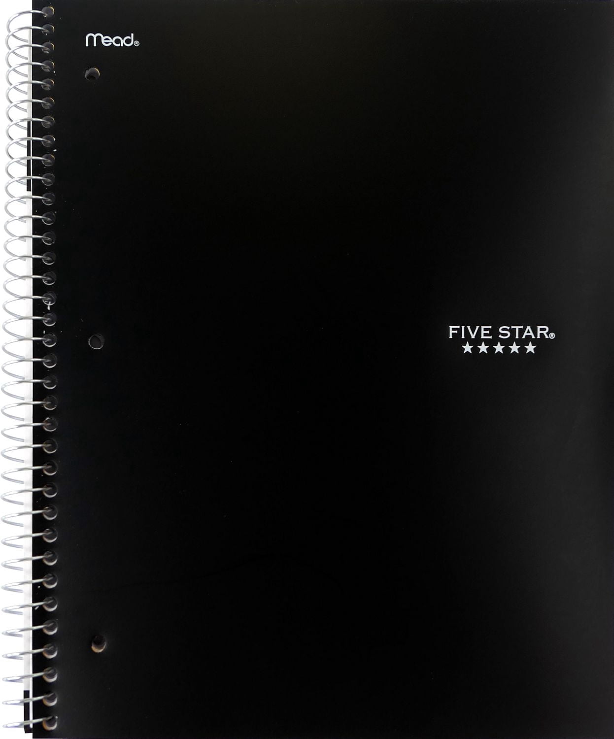 Five Star® 1 Subject 11"  Black Notebook