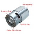 thumbnail image 4 of 775 Spindle Motor DC 12V-24V 20000 RPM Mini Electric Motor Ball Bearing Large Torque High Power Spindle for CNC 3018 Engraver ,Widely Used, 4 of 7