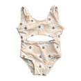 thumbnail image 4 of Maillot de Bain Fille Beige une Pièce Ado Séchage Rapide Maillot de Bain Fille 12 m, 4 of 4
