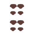 thumbnail image 2 of kurtrusly Semelles Ajustables pour Talons Hauts, Réparation de Talons Personnalisable, Café 2Set, 2 of 6