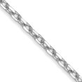 thumbnail image 1 of Collier Chaîne Torsadée à Maillons Ronds 1,8 mm en Or Blanc 10k Pendentif Breloque, 1 of 9