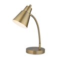 thumbnail image 4 of Lampe de bureau industrielle-moderne, laiton antique, Mainstays, 4 of 7