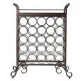 thumbnail image 4 of Winsome Silvano Wine Rack 5x5 with Removable Tray, Dark Bronze - 87523, 4 of 6
