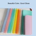 thumbnail image 4 of 10PCS Plastic Binding Spines 19mm 30 Rings Comb Binder Compatible with A4 B5 A5 Paper Size 150 Sheets Capacity Spines Binding Comb for A4 B5 A5 Paper Book Paper Comb Binder, 4 of 7