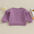 thumbnail image 4 of Enfants Filles Casual Col Rond Sweat-Shirts Volants Garniture Pulls à Manches Longues Tops Chemise, 4 of 7