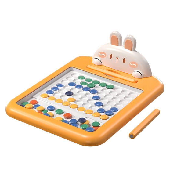 💝 Rabbit Drawing Board Puzzle Toy Early Education Puzzle Pen Training Focus Children's Toys Educational Toys💝 Dot Art Bead Drawing Board Bunny Kid Makeup for Girls Cat Kids for Girls Kids Learning