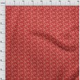 thumbnail image 4 of oneOone Coton Flex Tissu Rouge Jacobée Robe Florale Tissu Tissu Imprimé par la Cour 40 Pouces de Large, 4 of 4