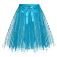 thumbnail image 1 of XDZJLR Jupe pour Filles Femmes Mode Couleur Unie Lacets Nœud Bouffant Performance Fait Main, 1 of 2