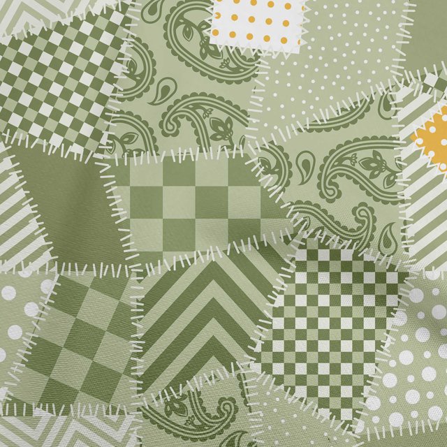 oneOone Cotton Jersey Light Green Fabric Block Sewing Craft Projects Fabric Prints By Yard 58 Inch Wide