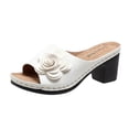 thumbnail image 1 of DPTALR Women's Flat Sole Beach Sandals Summer Non-Slip Causal Slippers, 1 of 4