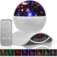 thumbnail image 1 of XYCCA Night Lighting Lamp, Modern Star Rotating Projection, Romantic Star Projector Lamp for Kids, USB Rechargeable & Remote Control, Gifts for Kids,Bedroom(White), 1 of 6