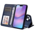 thumbnail image 4 of Compatible with iPhone 17 Case Card Slots Precise Cutouts Flip Cover Magnetic Closure, 4 of 5