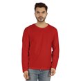thumbnail image 1 of Inkmeso Men's Long Sleeve Cotton Basic Shirt Lightweight Solid T-Shirts, 1 of 7