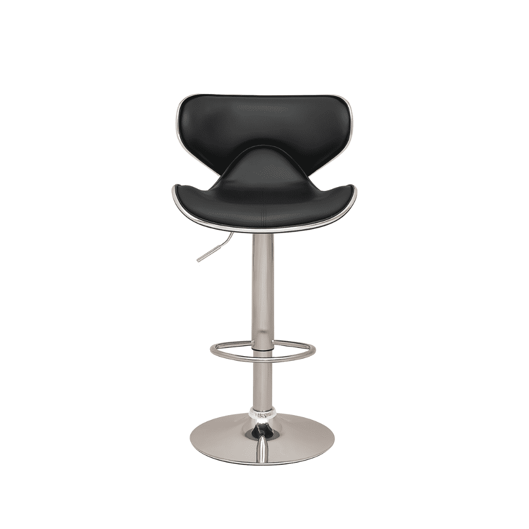 Nicer Furniture Black Swivel Bar Stool