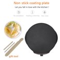 thumbnail image 3 of Electric Crepe Pan, 11.8in Crepe Maker Multifunctional with Spatula Batter Spreader for Kitchen, 3 of 7
