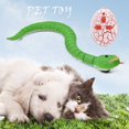 thumbnail image 2 of Prank Toys Funny RC Snake Infrared Remote Control Egg Rattlesnake ((Green), 2 of 7