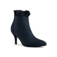 thumbnail image 1 of Unique Bargains Women's Ruffle Zipper Stiletto Heel Ankle Boots, 1 of 7