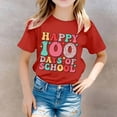 thumbnail image 2 of MEZZALL T-Shirts Imprimés pour Enfants Saison Scolaire Col Rond T-Shirt à Manches Courtes pour Garçons Filles Tee Hauts Doux, 6-7 Ans, 2 of 4