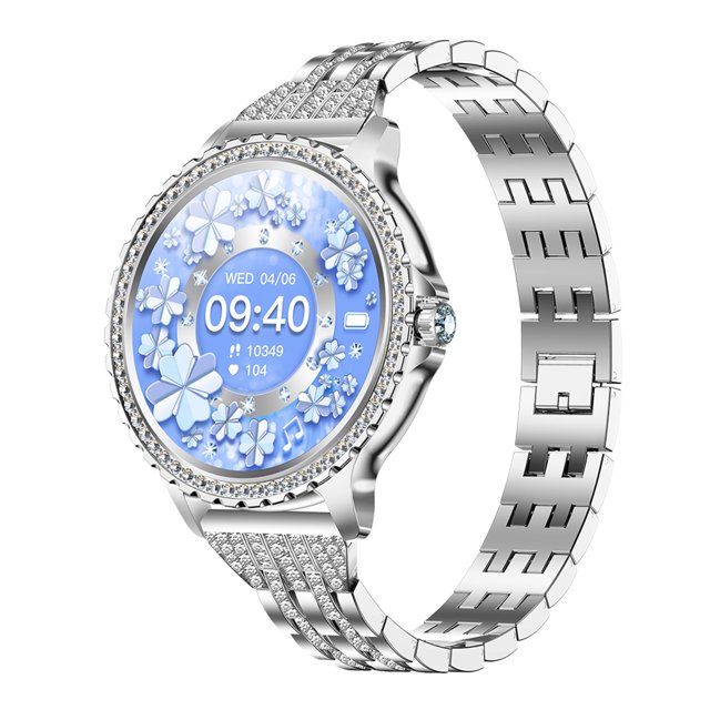 Riwcyla 1.32 Inches Smartwatch IP67,Waterproof BT5.0 Intelligent Watch Fitness Multifunctional Watch Compatible with Android4.4/ iOS7.1