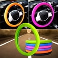 thumbnail image 2 of Transemion Silicone Car Steering Wheel Protector Cover Silicone Universal Steering Wheel Cover Durable Grey, 2 of 6
