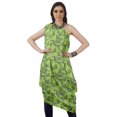 thumbnail image 2 of Moomaya Robe Kurti à une Épaule Imprimée pour Femme, Sans Manches, à Col Bénitier, Style Bohème, Tenue de Soirée de Designer, 2 of 7
