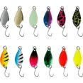 thumbnail image 2 of Fishing Kit Fishing Trout Lures - 12 Pieces Trout and Bass Fishing Bait Lures - Different Multicolor with Single Hook and Lure Box - for Sea Trout and Perch, 2 of 6